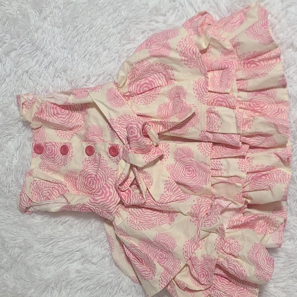 Persnickety Adeline Pink floral Spring Easter Baby Toddler Girl Dress 18mo - Picture 4 of 4
